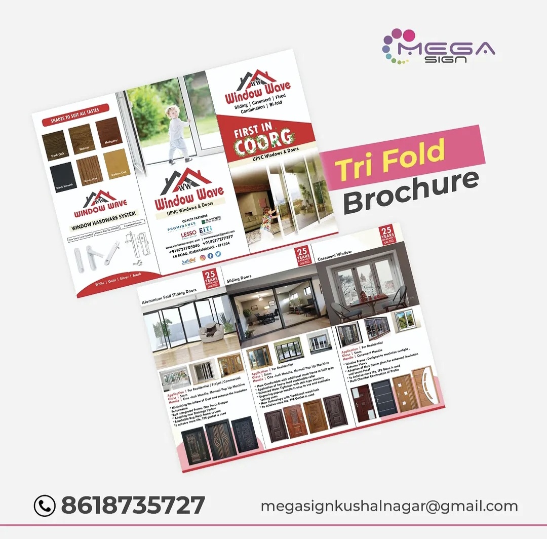 Brochure Design For UPVC Brand