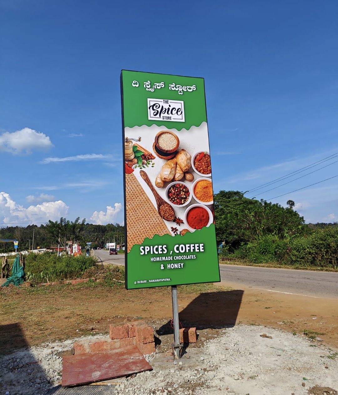 Side Backlight Standing Sign